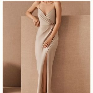 BHLDN champagne Freya dress